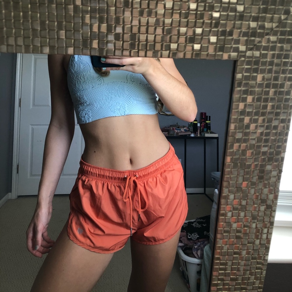Forever 21 Athletic Shorts (color: orange)